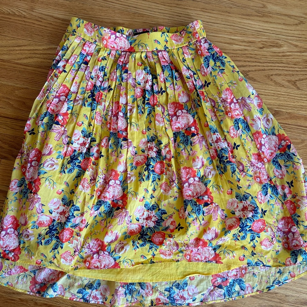 J.Crew floral skirt